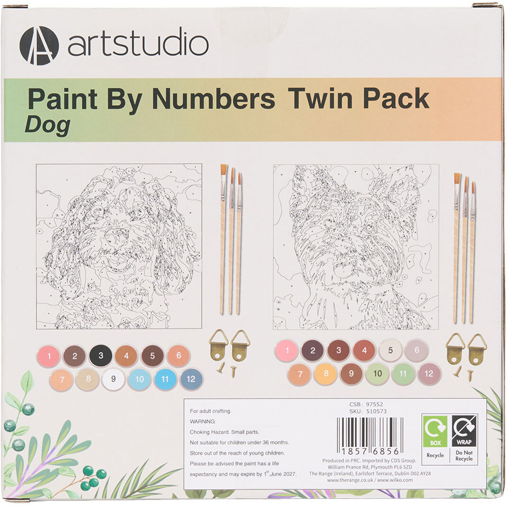 Dog or Cat Paint By Numbers Twin Pack Image 7