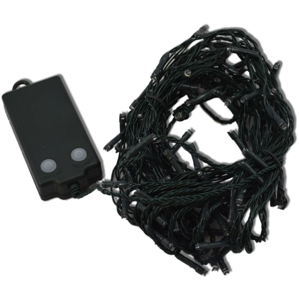Premier TimeLights 600 Multicolour LED Multi-Function Green Cable String Light 60m Image 2