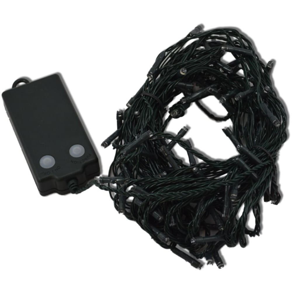 Premier TimeLights 400 Cool White LED Green Cable String Light 40m Image 2