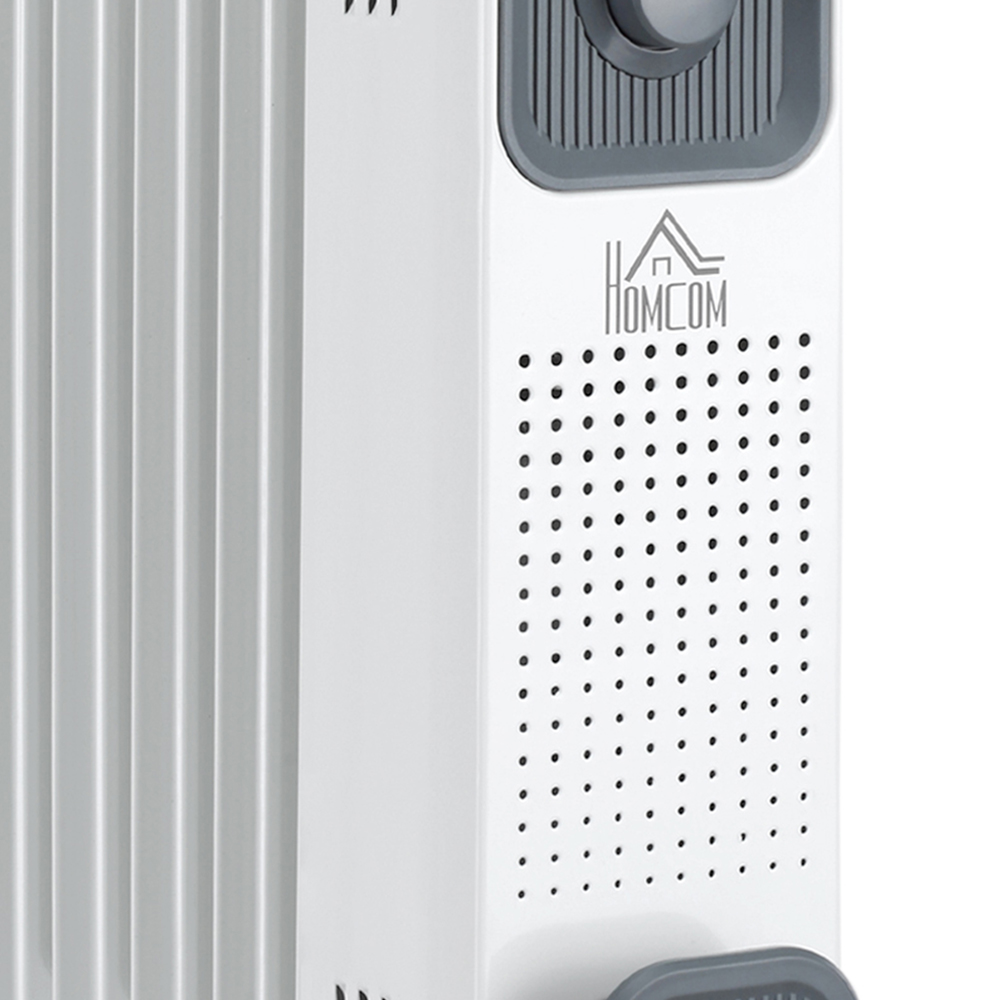 HOMCOM 7 Fin Oil Filled Portable Heater Radiator Image 3