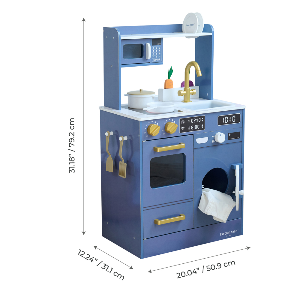Teamson Kids Little Chef Blue Lake Tahoe Master Play Kitchen Image 8