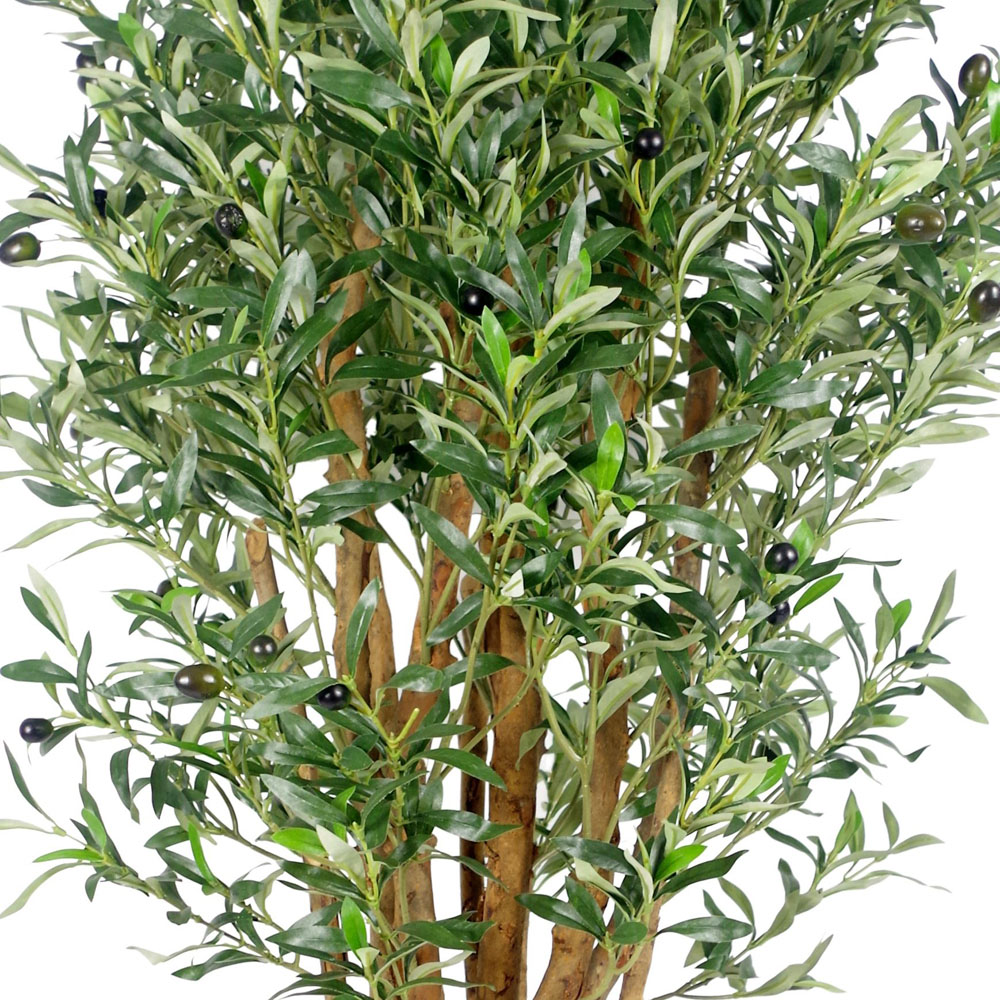 Botanik Luxury Olive Realistic Artificial House Plant 4.1ft Image 3