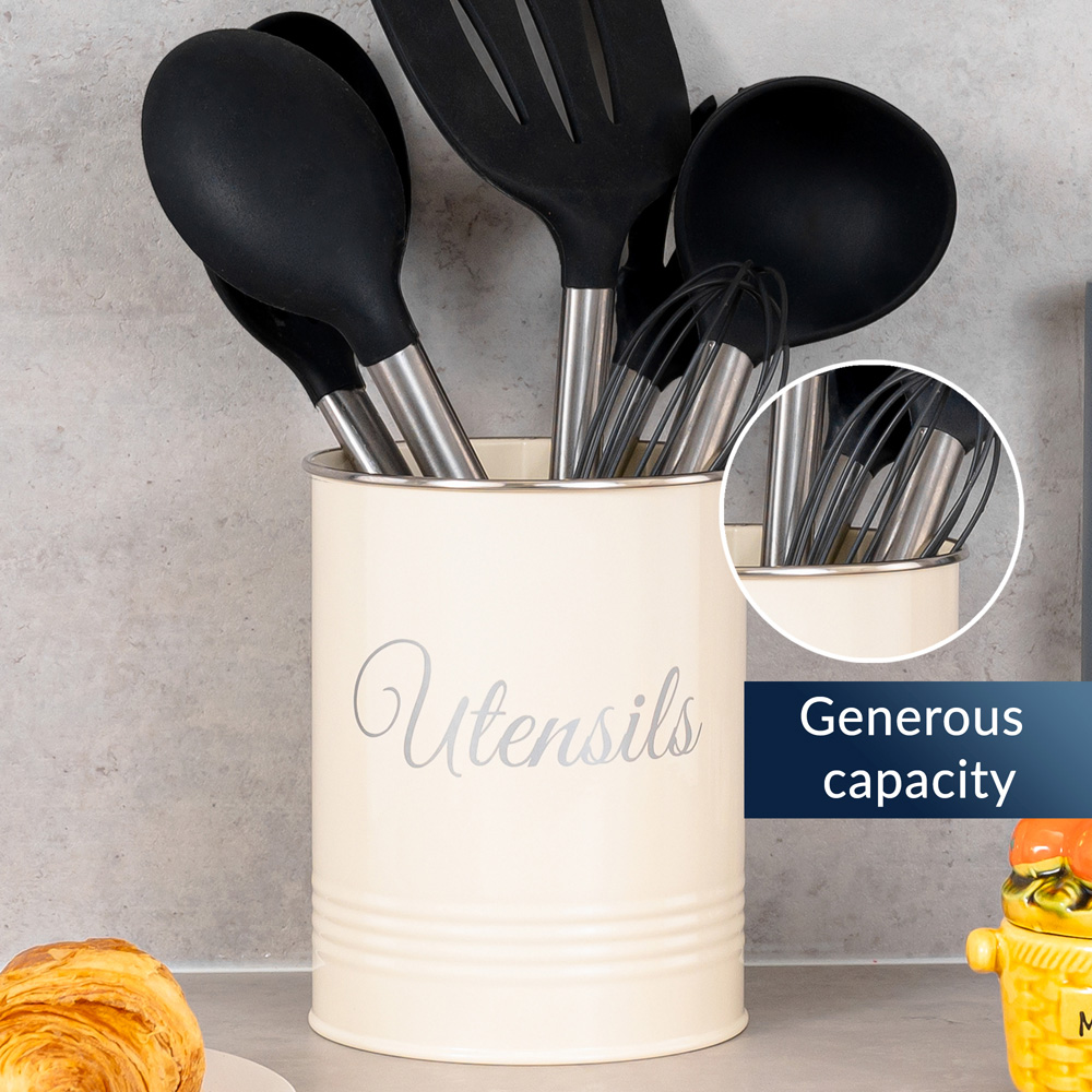 Innoteck Essentials Metal Utensil Crock Holder Image 4