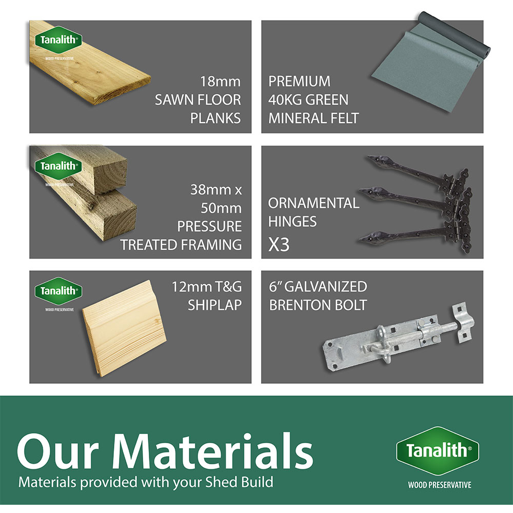 DIY Sheds 8 x 4ft Tongue and Groove Timber Apex Summerhouse Image 6