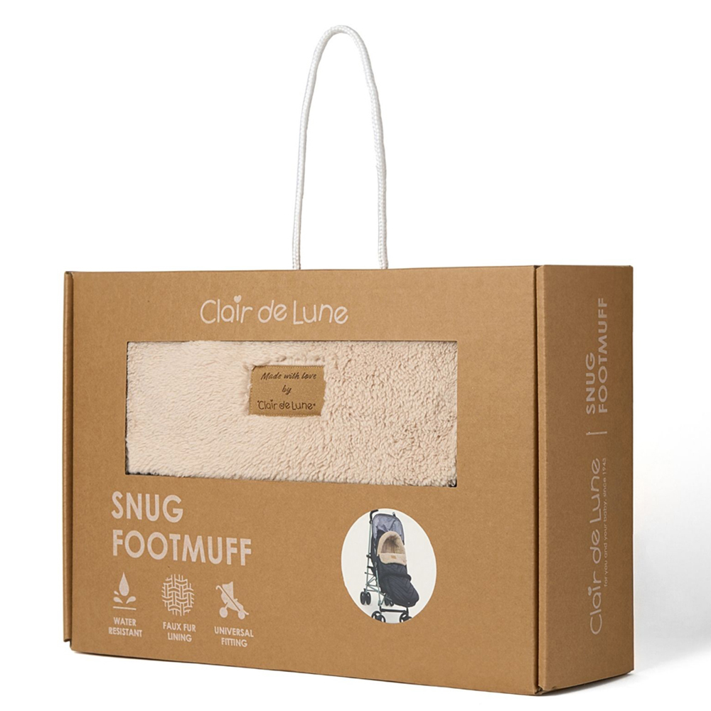 Clair de Lune Baby Black Snug Footmuff Image 5