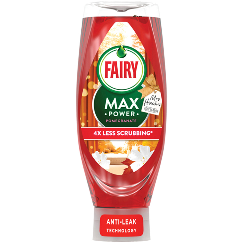 Fairy Max Power Pomegranate Washing Up Liquid 640ml Image