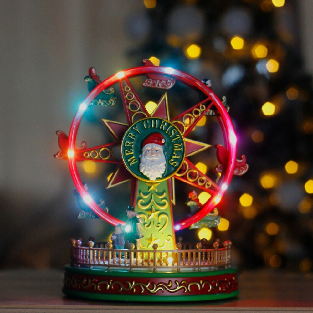Marco Paul LED Ferris Wheel Decoration Ornament with Music Image 4