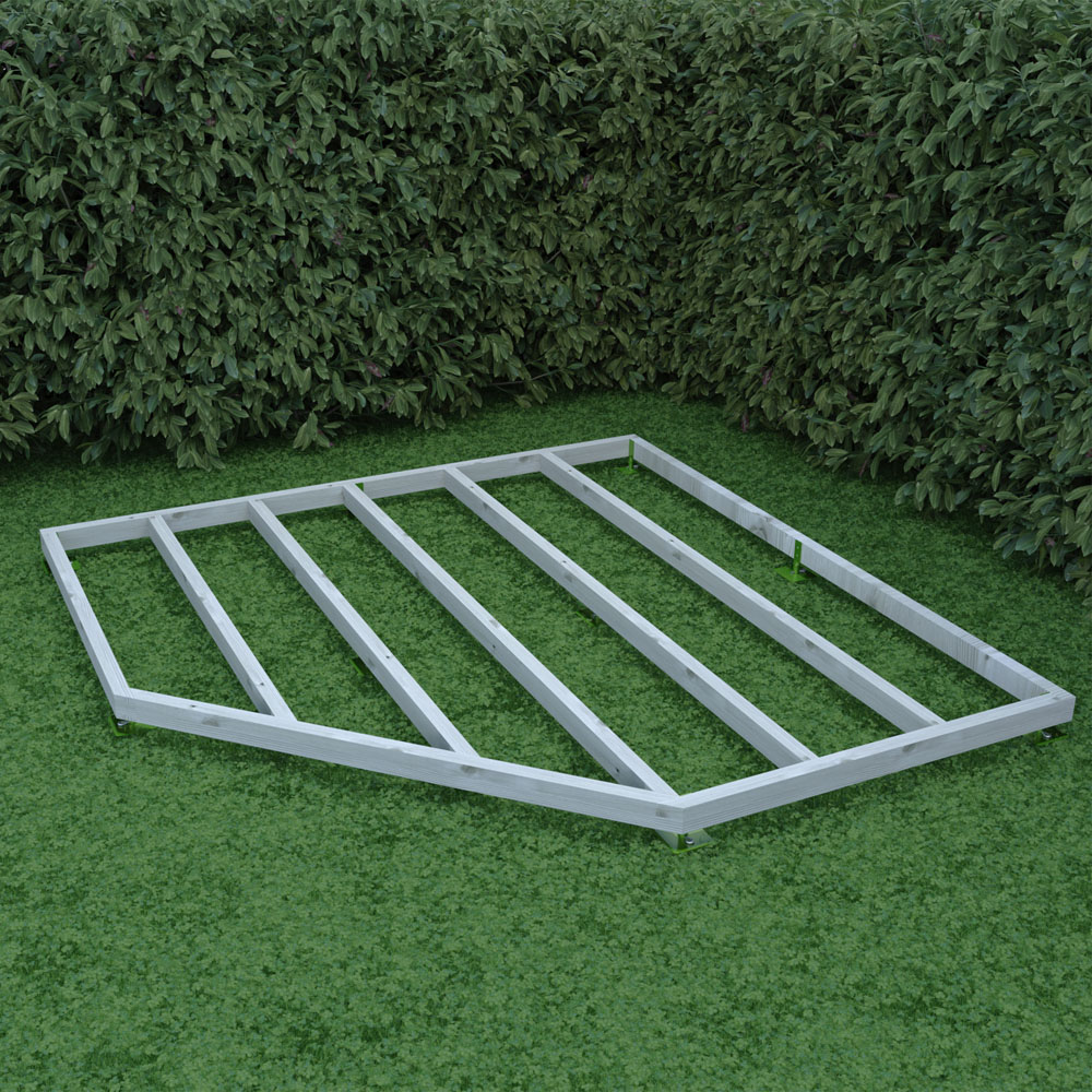 Shire GB 8 x 8ft Pressure Treated Corner Shed Base Kit Image 2