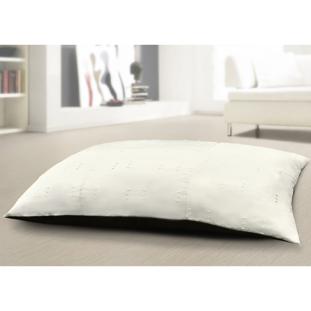 Velosso Cream Jacquard Woven Non-Slip Lounging Cushion 78 x 120cm Image 4