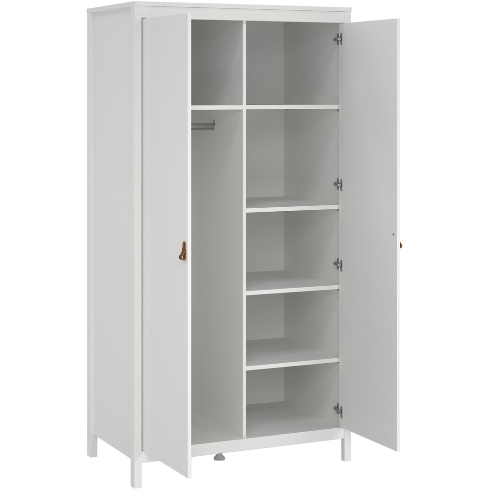 Florence Barcelona White 3 Piece Bedroom Furniture Set Image 3