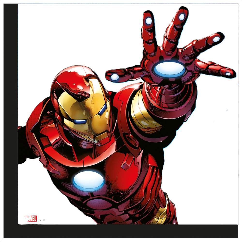 Avengers Blue Paper Napkins 20 Pack Image