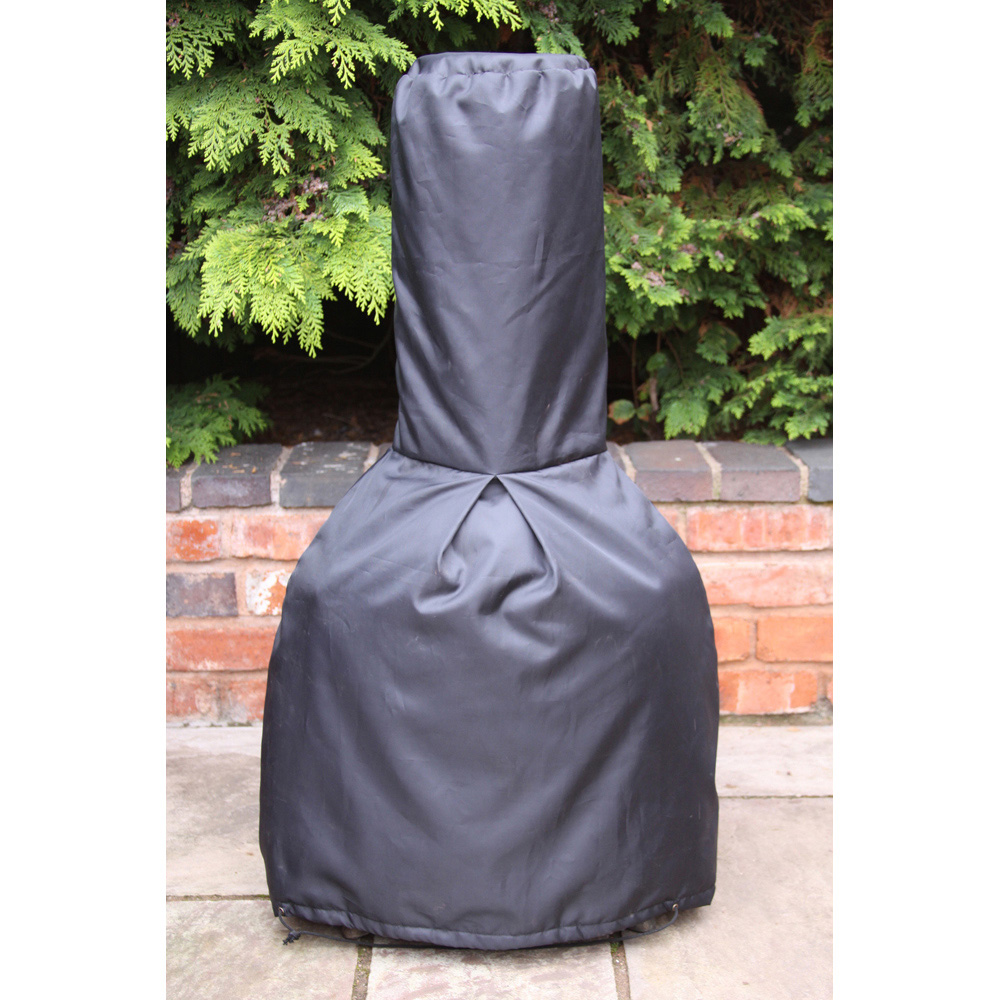Gardeco Medium Waterproof Clay Chimenea Winter Coat Image 2