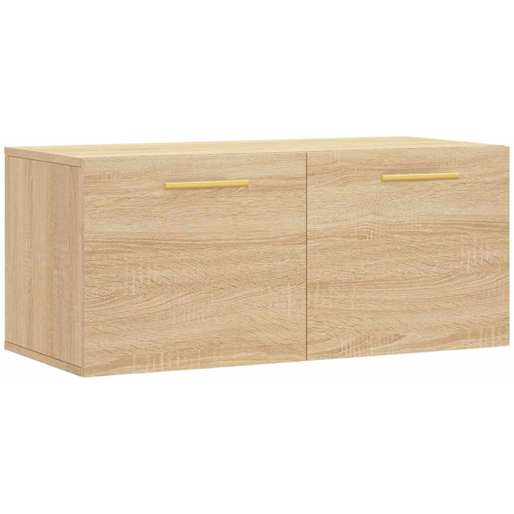 vidaXL 2 Door Sonoma Oak Wall Cabinet Image 2