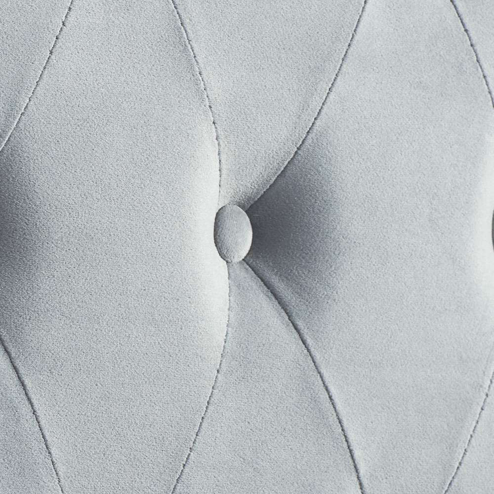 Marquis King Size Grey Velvet Bed Frame Image 6