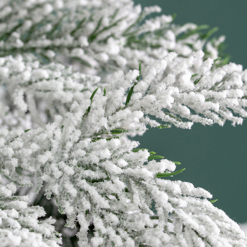 The Christmas Workshop Deluxe Snowy Artificial Xmas Tree 6ft Image 5