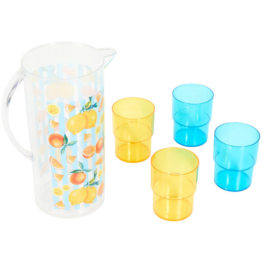 La Bella Jug and Tumblers Set Image 2