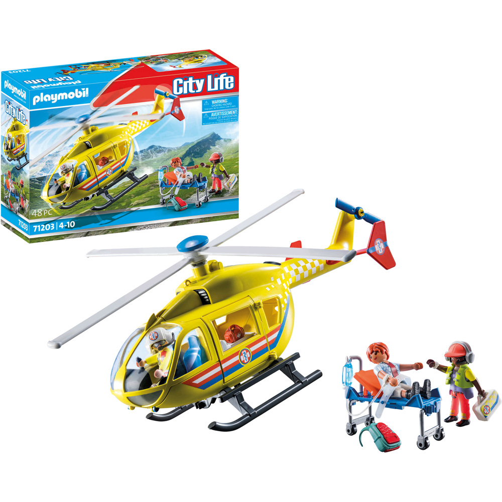 Playmobil Medical Helicopter Playset 31 Piece Image 4