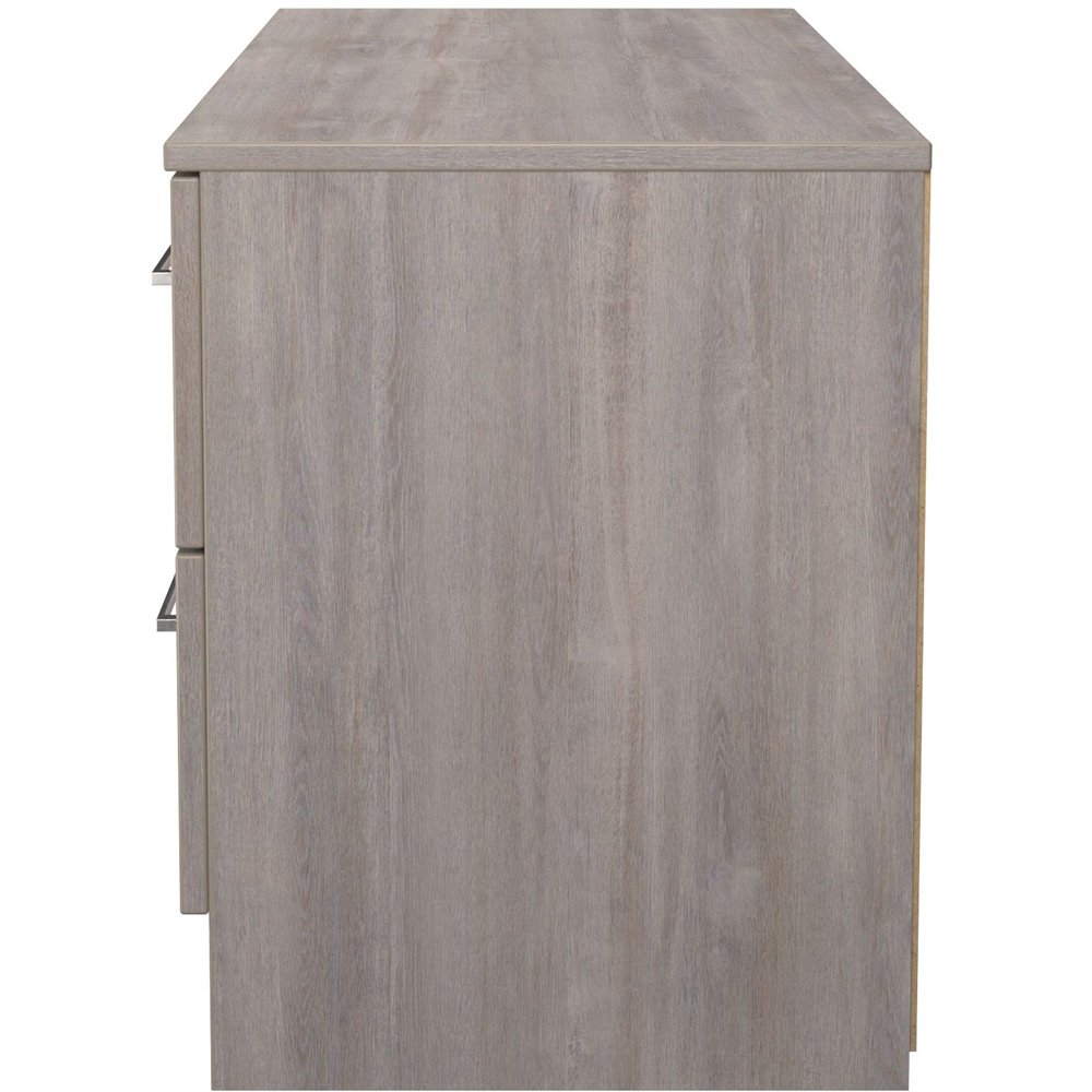 Crowndale Worcester 4 Drawer Grey Oak Bed Box Ready Assembled Image 4