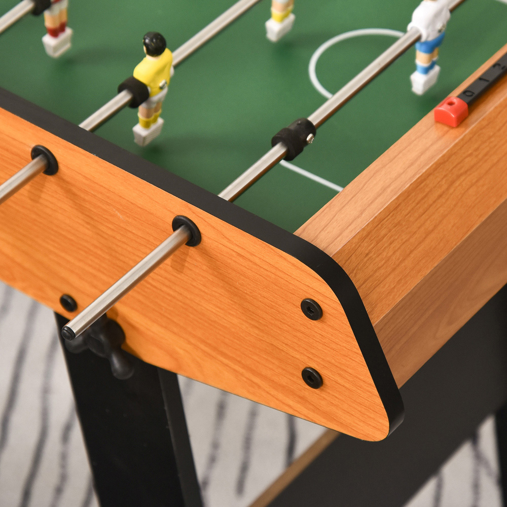 HOMCOM Multicolour Folding Full Sized Mini Foosball Table Image 3