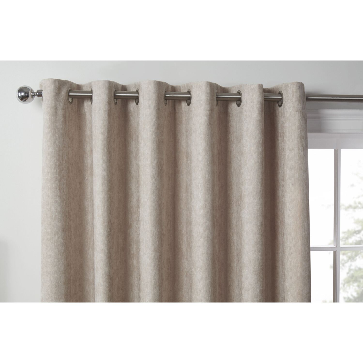 Alden Thermal Curtains - Natural / 183cm / 168cm Image 4