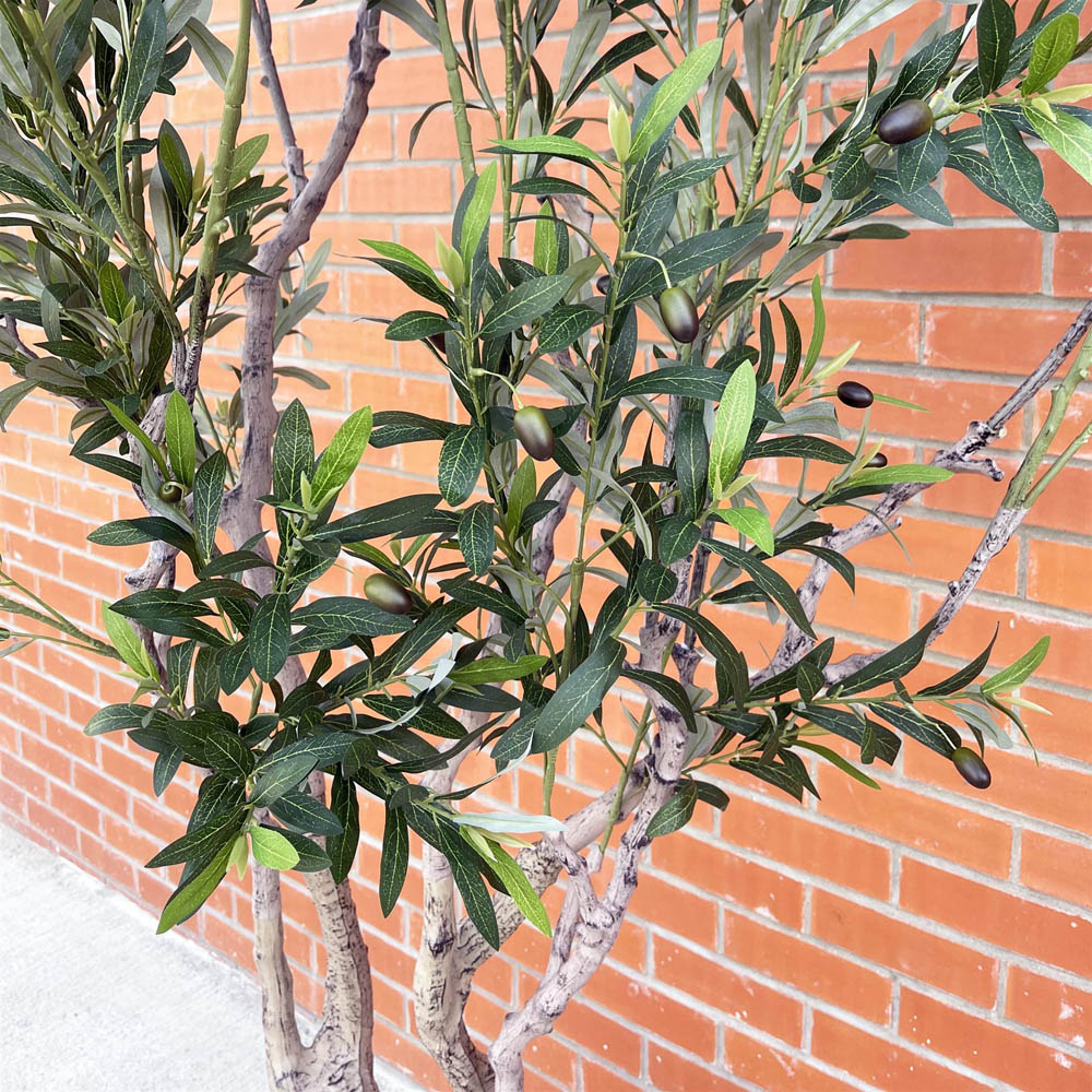 Leaf Artificial Olive Tree in Pot 8ft Image 3