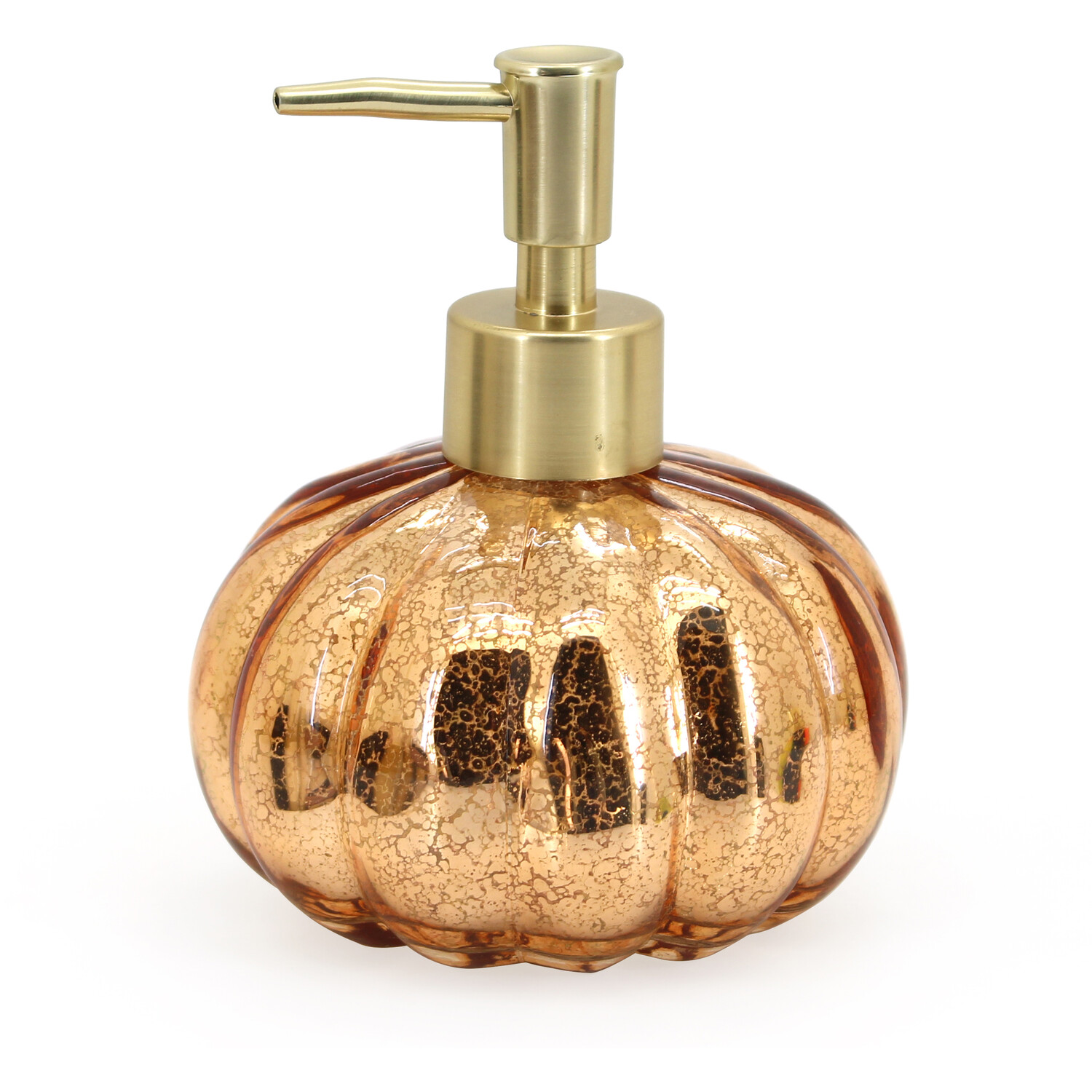 Glass Luxe Pumpkin Soap Dispenser Gold Image