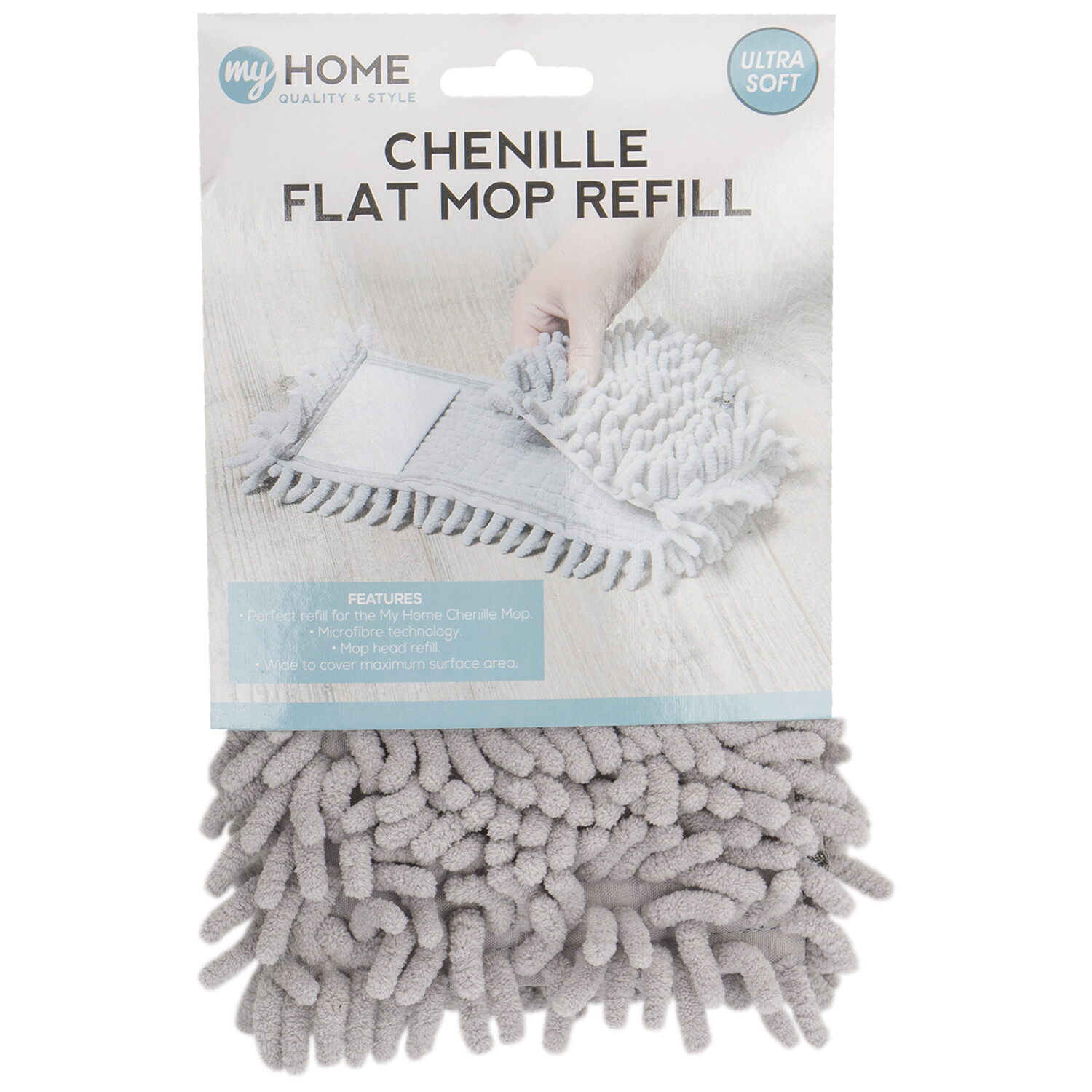 My Home Chenille Flat Mop Head Refill Image