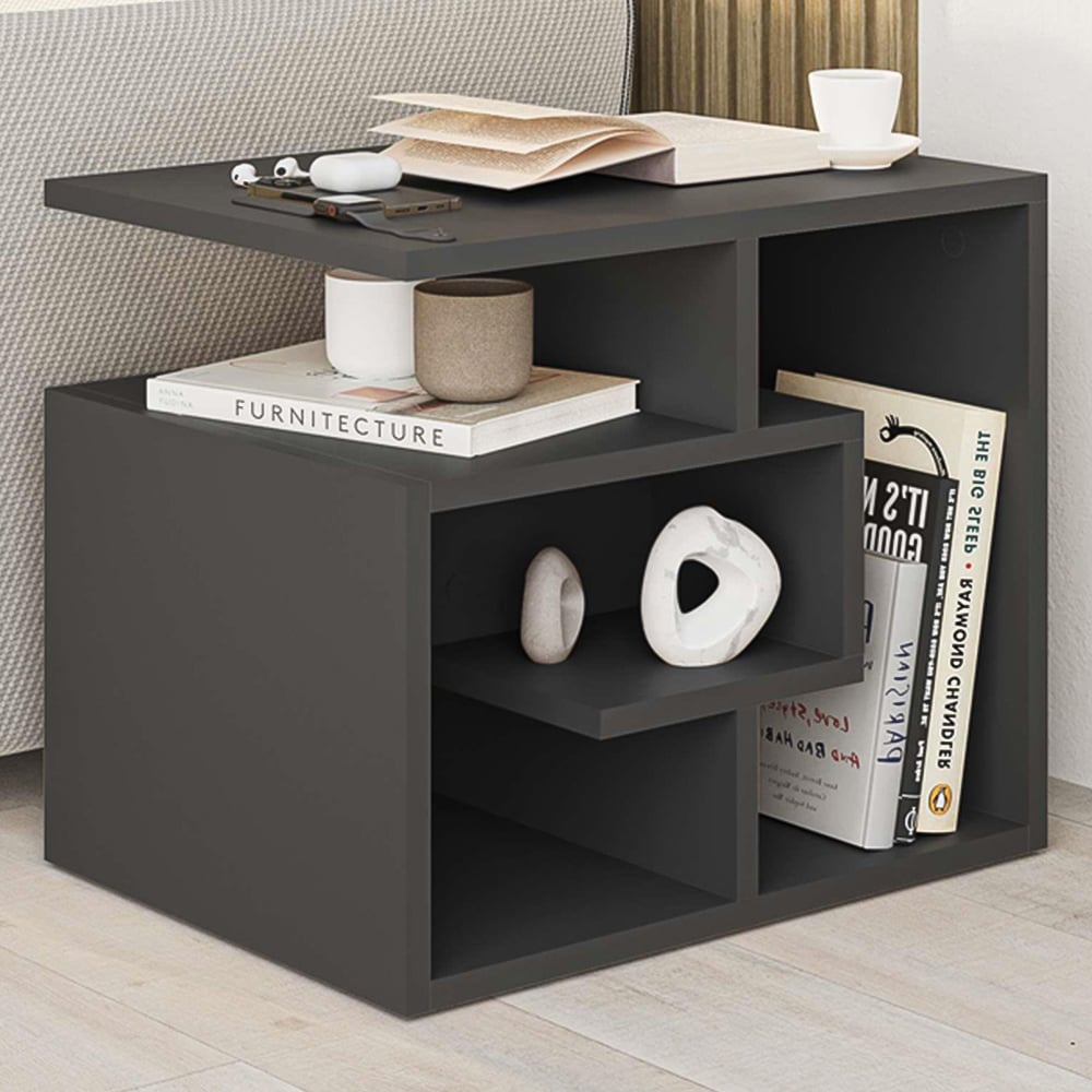 Decortie Labirent Anthracite Grey Multipurpose Coffee Table Image 1