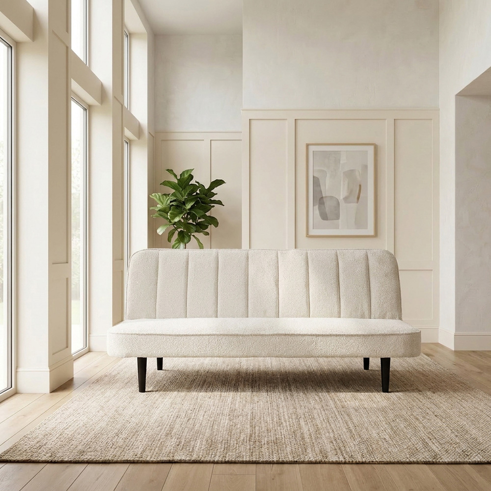 Sutton Sofa Bed White Image 3
