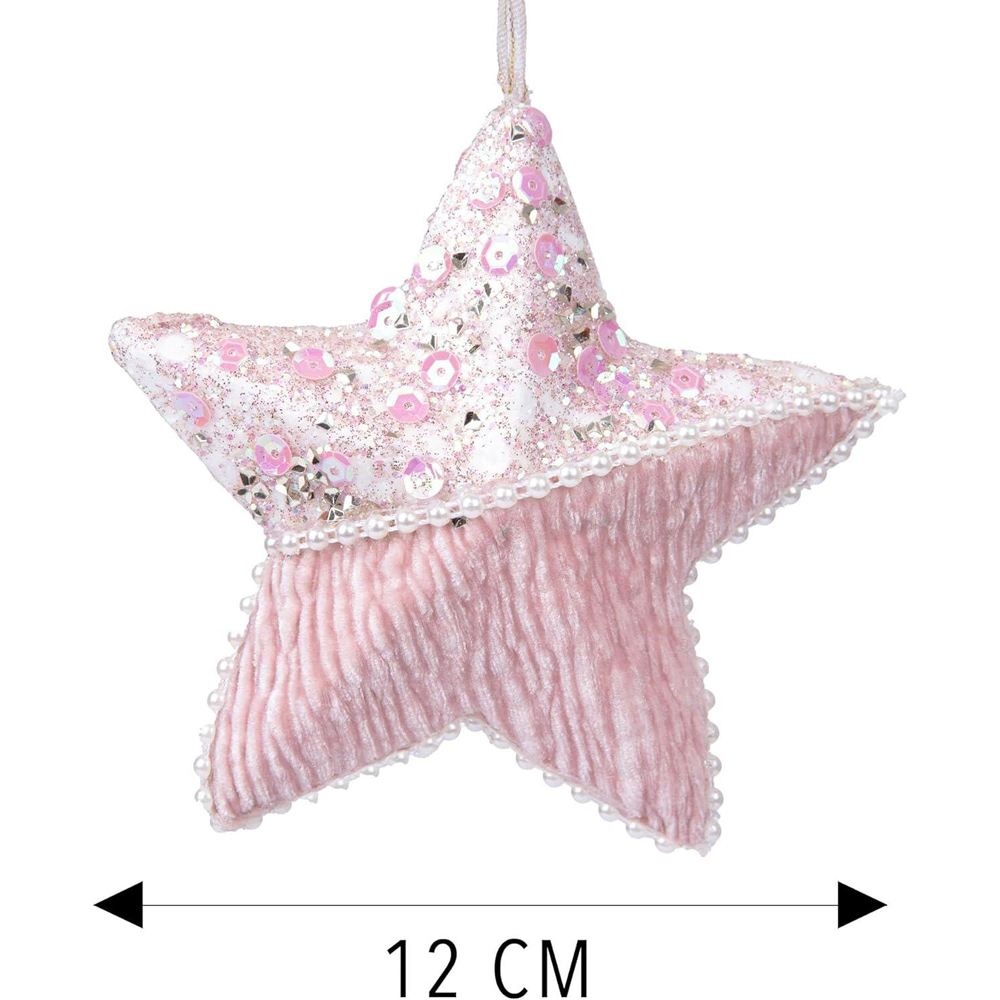 Shatchi Baby Pink Star Ornament Image 3