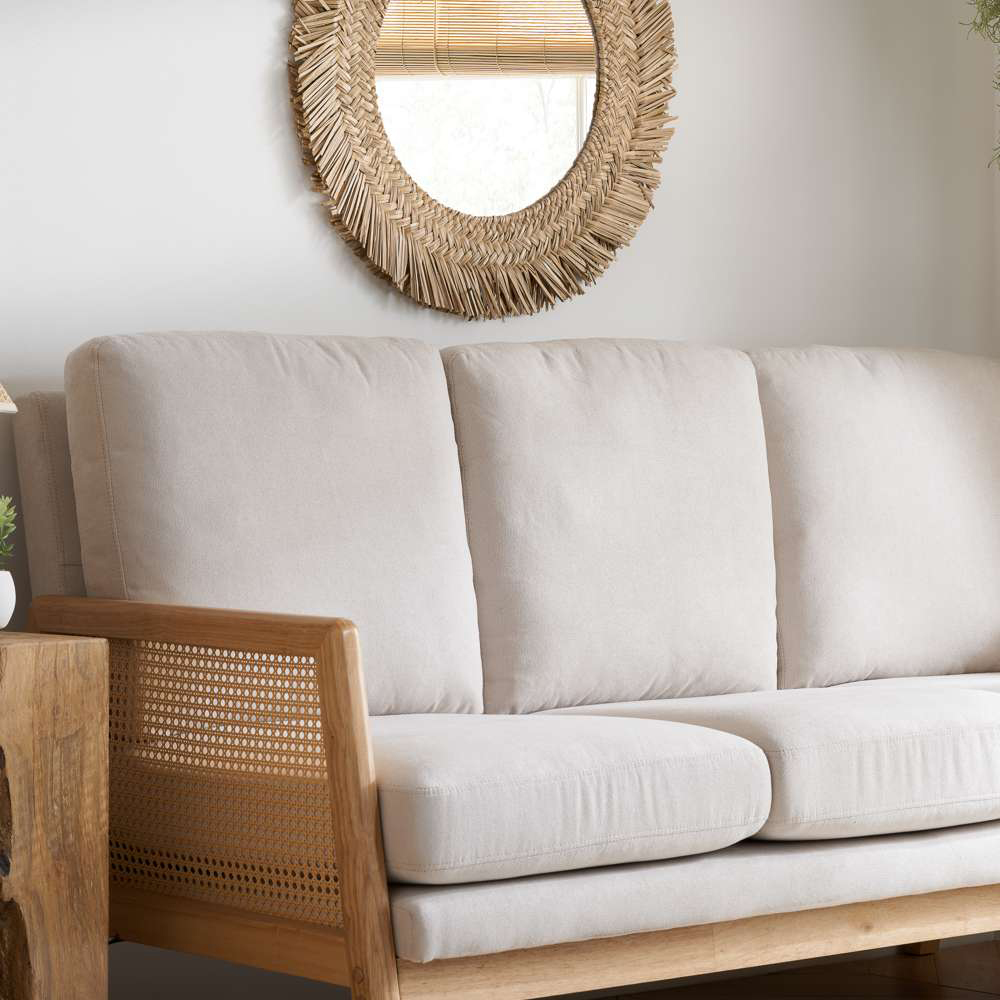 Birlea Ida 3 Seater Rattan Sofa Image 6