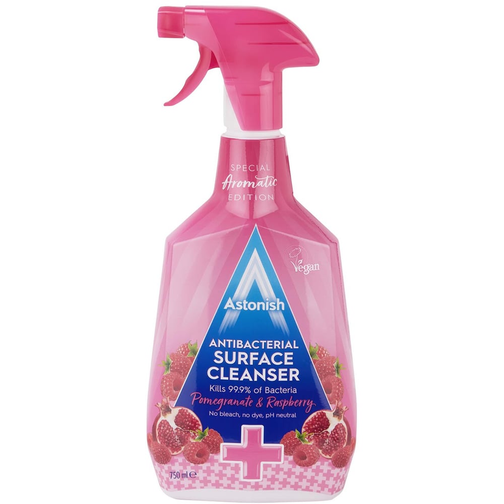 Astonish Pomegranate and Raspberry Antibacterial Surface Cleanser 750ml Image