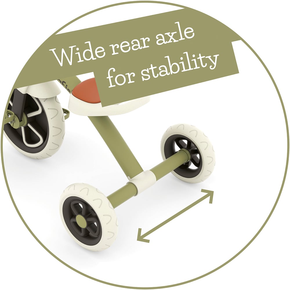 Chillafish Ziggy 12 inch Olive Tricycle Image 6
