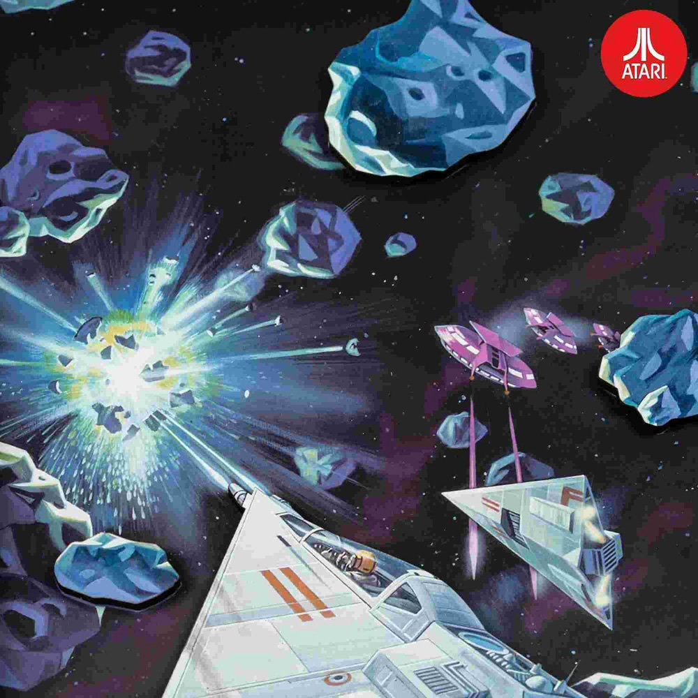 Thumbs Up Atari Asteroid 3D Wall Art 33.8 x 25cm Image 4