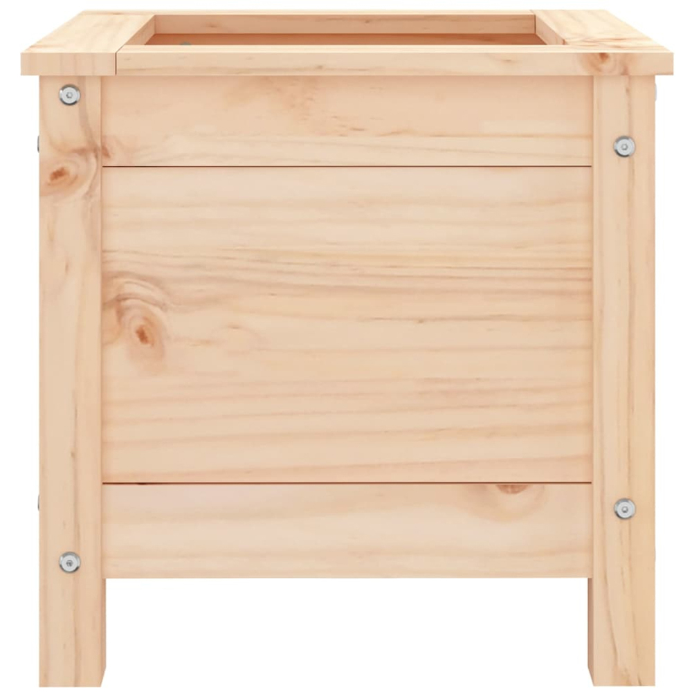vidaXL Brown Solid Pine Wood Garden Planter 39 x 40 x 40cm Image 4