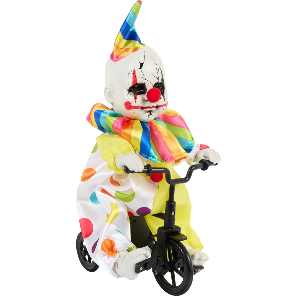 Animated Clown on Bicycle Decoration Image 4