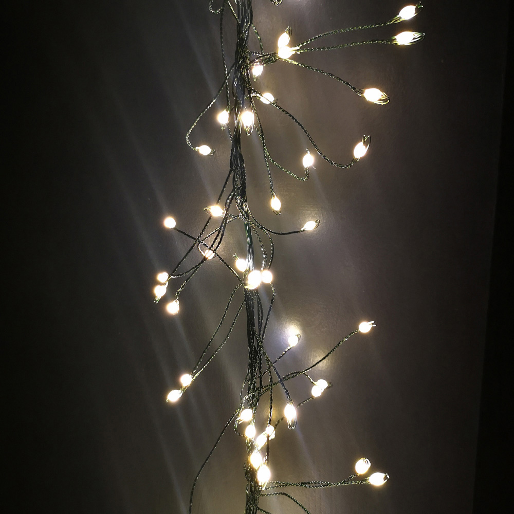 Samuel Alexander 860 Warm White LED Christmas Garland Light Image 4