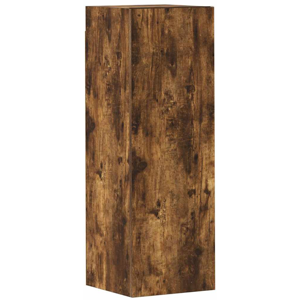 vidaXL 24 Door Smoked Oak Wall Mounted TV Cabinet 10 Piece Image 7