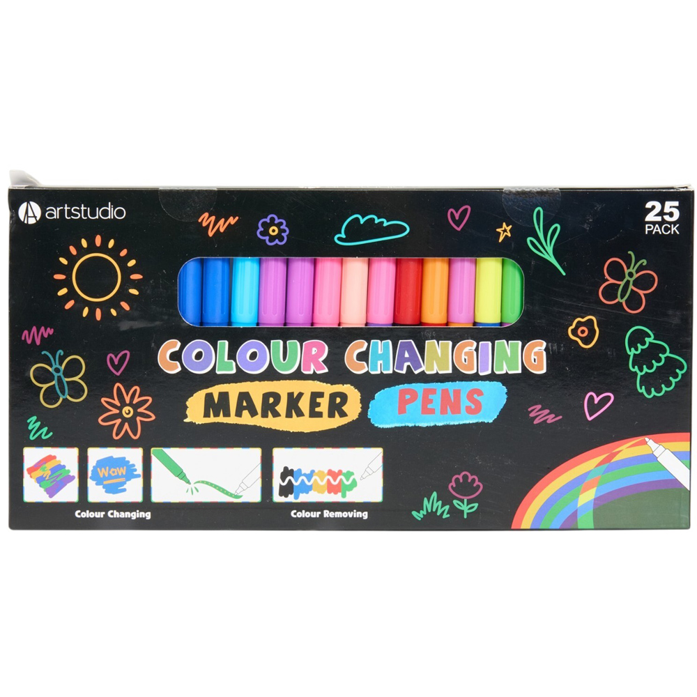 Pack of 25 Colour Changing Marker Pens Image 1