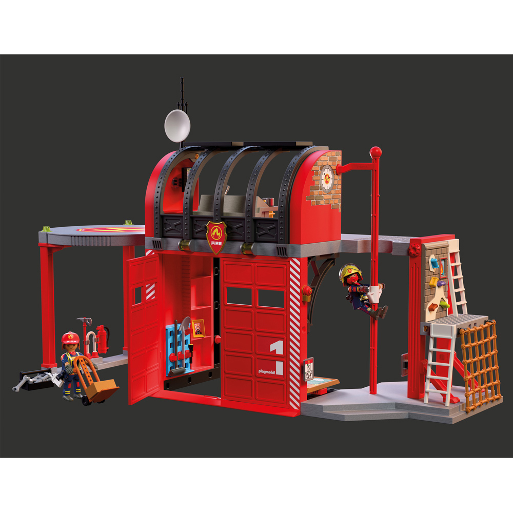 Playmobil Large Fire Station Play Set 201 Piece Image 4