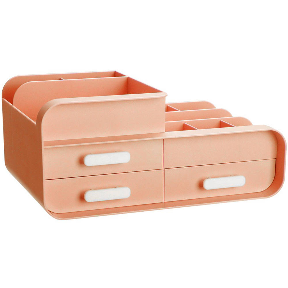Living and Home 3 Drawer Desktop Makeup Storage Organiser Gift Set Image 1