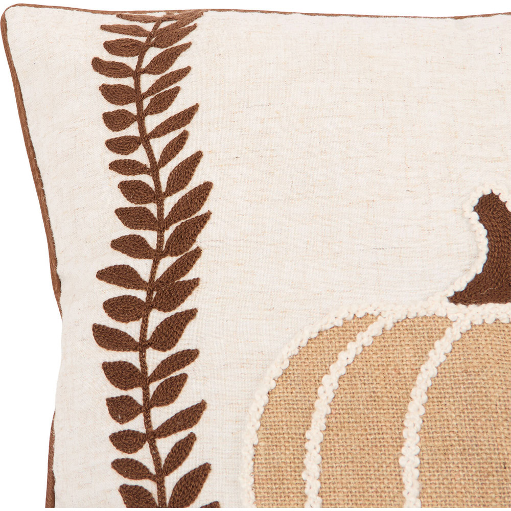 Rowan Foliage Cushion Neutral Image 4