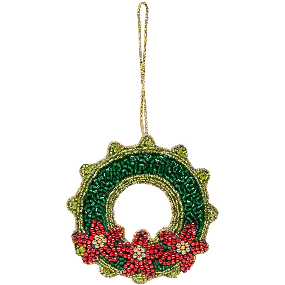 Beaded Festive Hanging Decoration Image 7