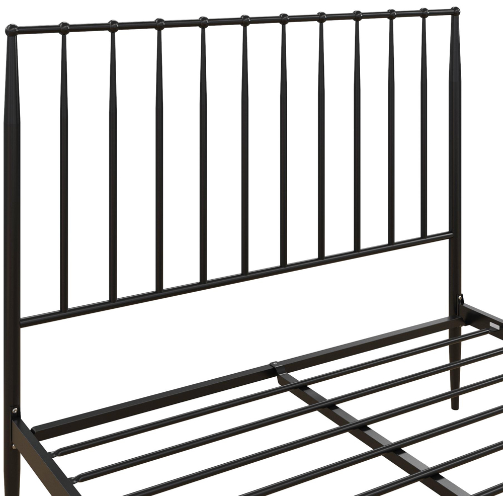 Dorel Giulia Double Black Metal Bed Frame Image 5