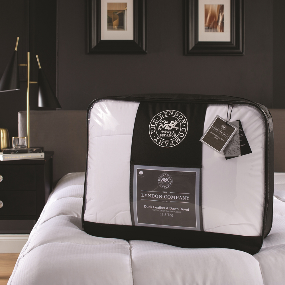 The Lyndon Company Double Natural Duck Feather and Down Duvet 13.5 Tog Image 2