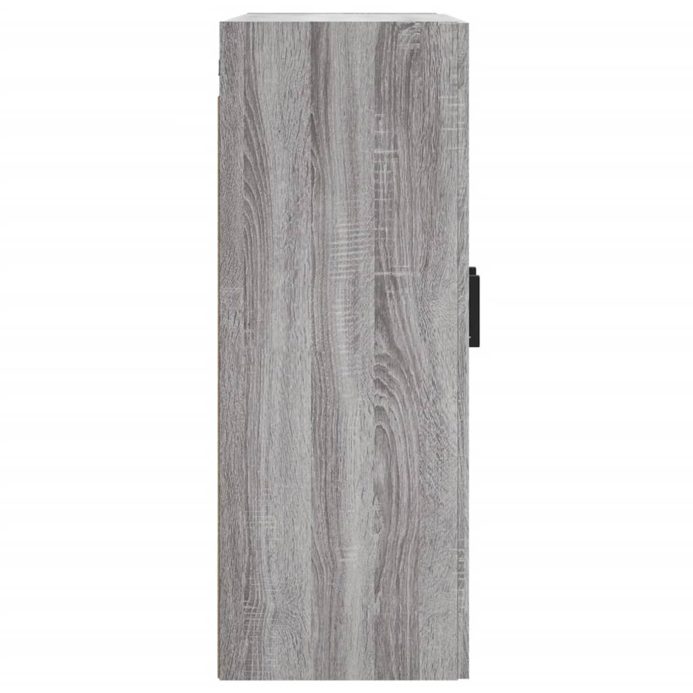 vidaXL 2 Door Grey Sonoma Wall Mounted Cabinet Image 8