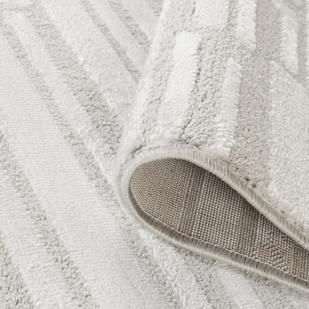 Desire Rugs Hamilton Silver Bold Geometric Rug 120 x 170cm Image 3