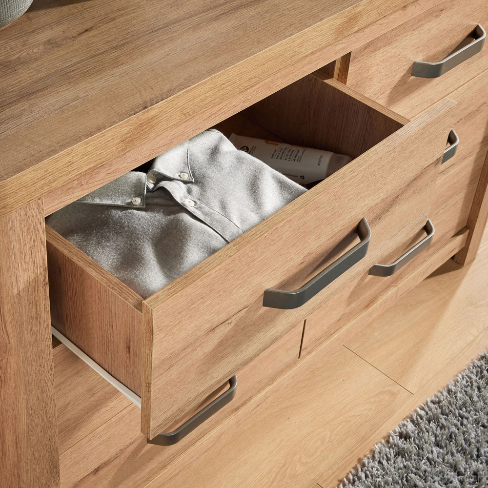 Home Source Huntingdon 6 Drawer Chest of Drawers Image 5