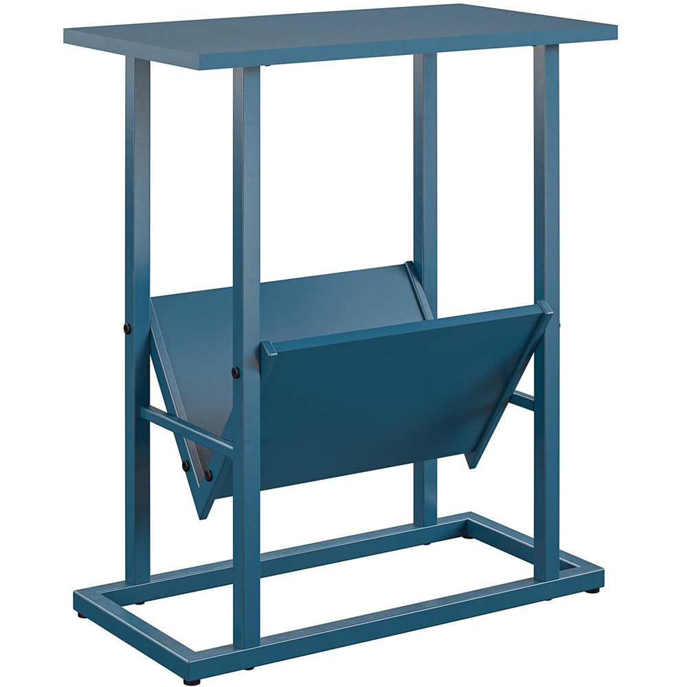 Novogratz Regal 2 Shelf Blue End Table Image 2