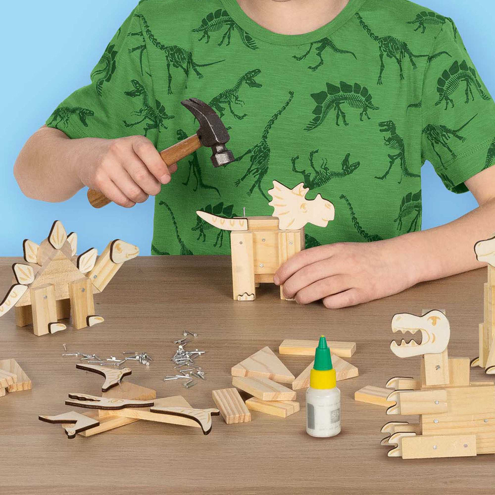 SES Creative Woodwork Dinosaur Set Image 4